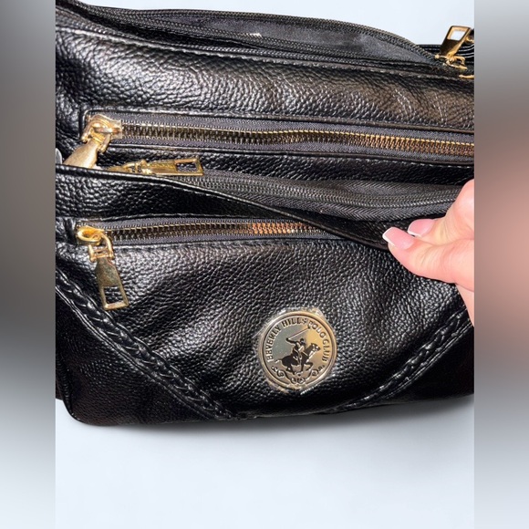 Beverly Hills Polo Club Black Multi-Section Crossbody Bag | NWT - Picture 7 of 12